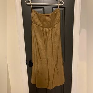 Banana Republic silk strapless empire waist dress  size 6